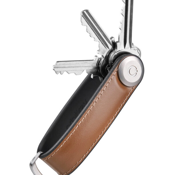 Breloc Orbitkey Leather Hybrid - acorn