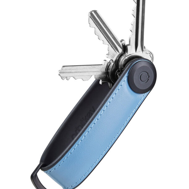 Breloc Orbitkey Leather Hybrid - lake blue