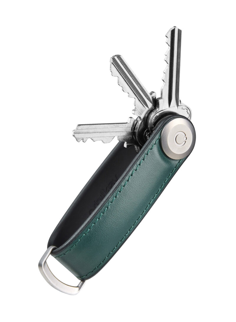 Breloc Orbitkey Leather Hybrid - pine green