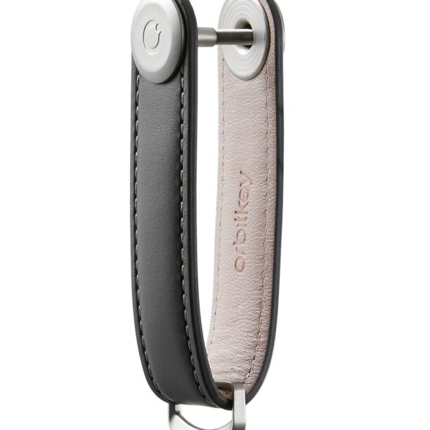 Breloc Orbitkey Leather - charcoal/grey preţ