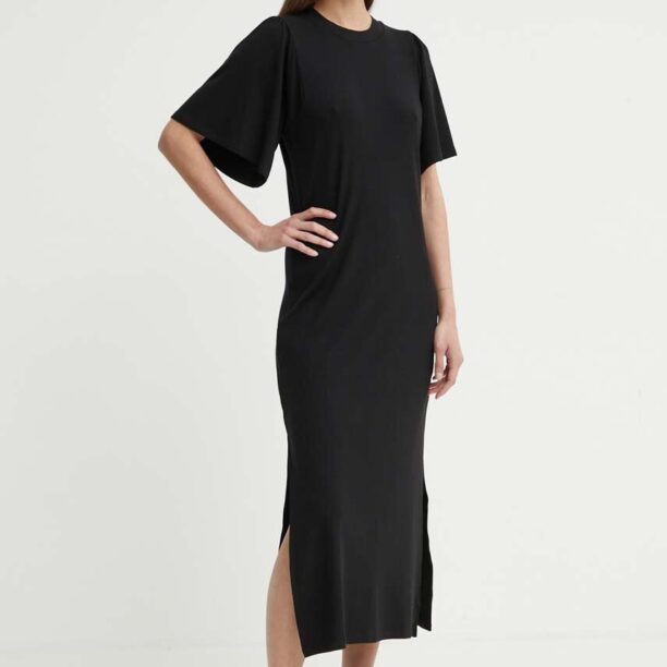 Bruuns Bazaar rochie LuteaBBNathalena dress culoarea negru