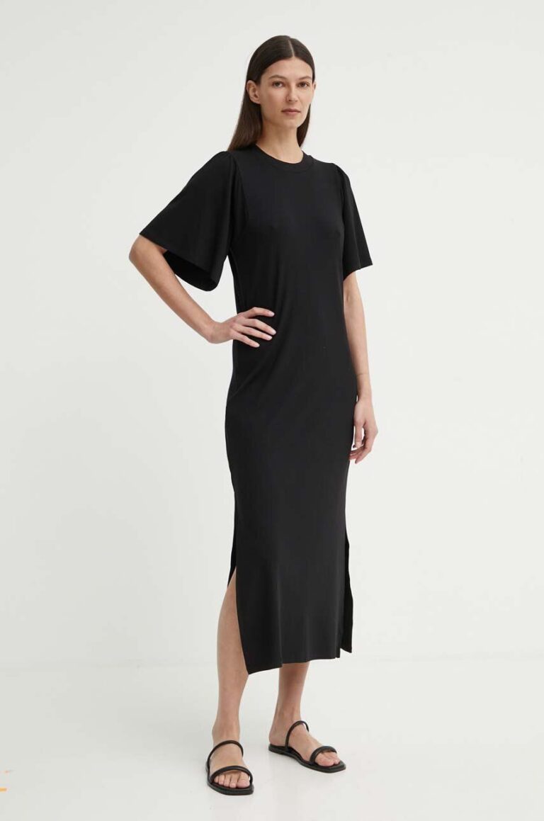 Bruuns Bazaar rochie LuteaBBNathalena dress culoarea negru