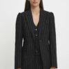 Bruuns Bazaar sacou DecumariaBBNora blazer culoarea negru