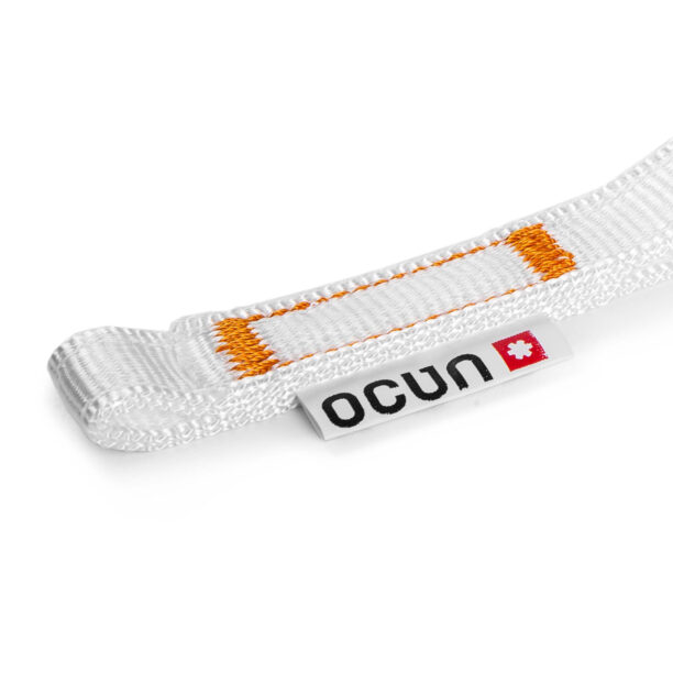 Bucla Ocun Quickdraw Ring Bio-Dyn 15 mm 20 cm - white/orange preţ