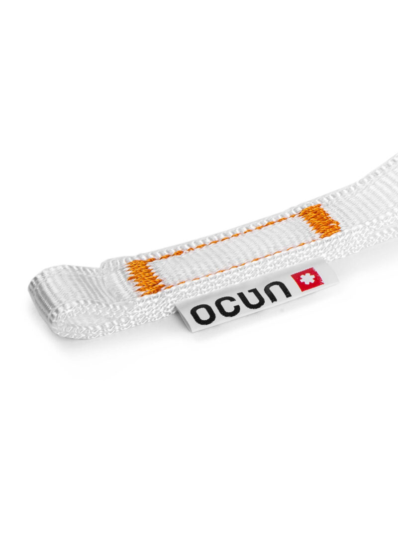 Bucla Ocun Quickdraw Ring Bio-Dyn 15 mm 20 cm - white/orange preţ