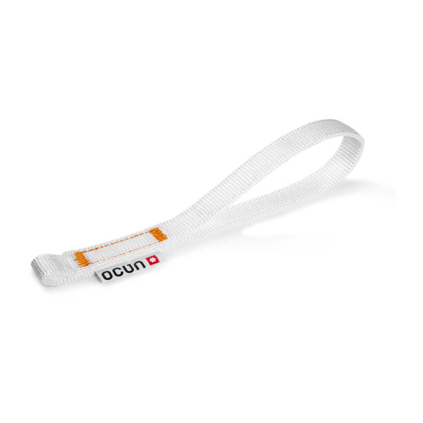 Bucla Ocun Quickdraw Ring Bio-Dyn 15 mm 20 cm - white/orange