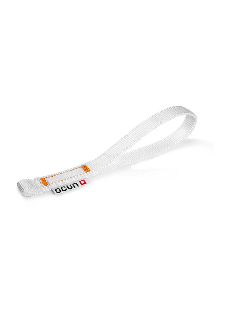 Bucla Ocun Quickdraw Ring Bio-Dyn 15 mm 20 cm - white/orange