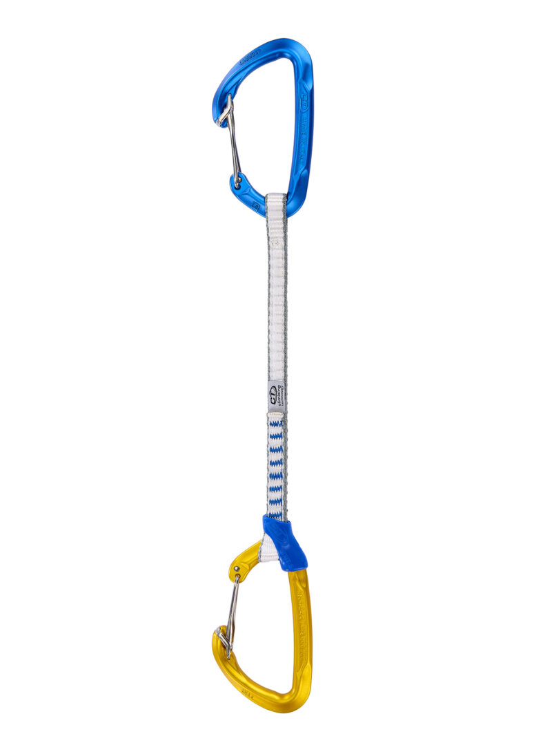 Buclă echipată escalada Climbing Technology Berry QD DY W+W Sling 22cm - ocher/blue