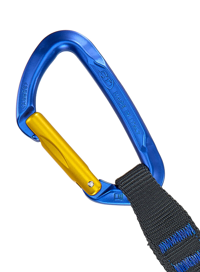 Buclă echipată escalada Climbing Technology Berry Set Pro 22 cm - blue/ocher preţ