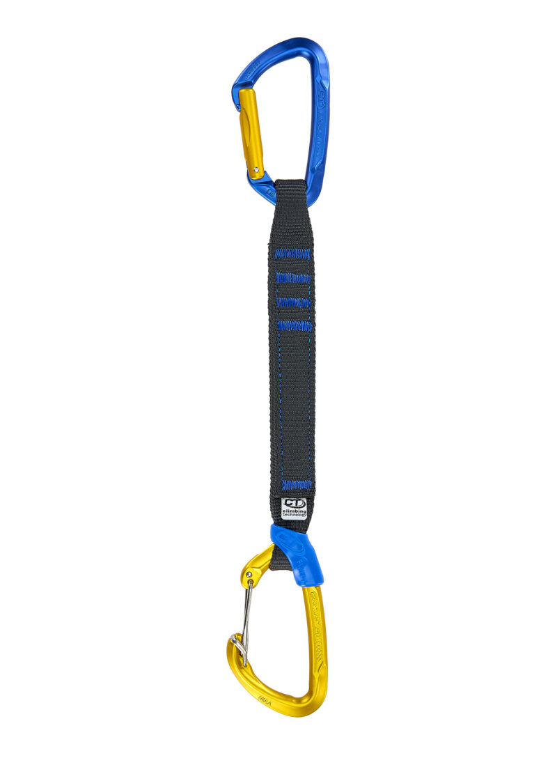 Buclă echipată escalada Climbing Technology Berry Set Pro 22 cm - blue/ocher