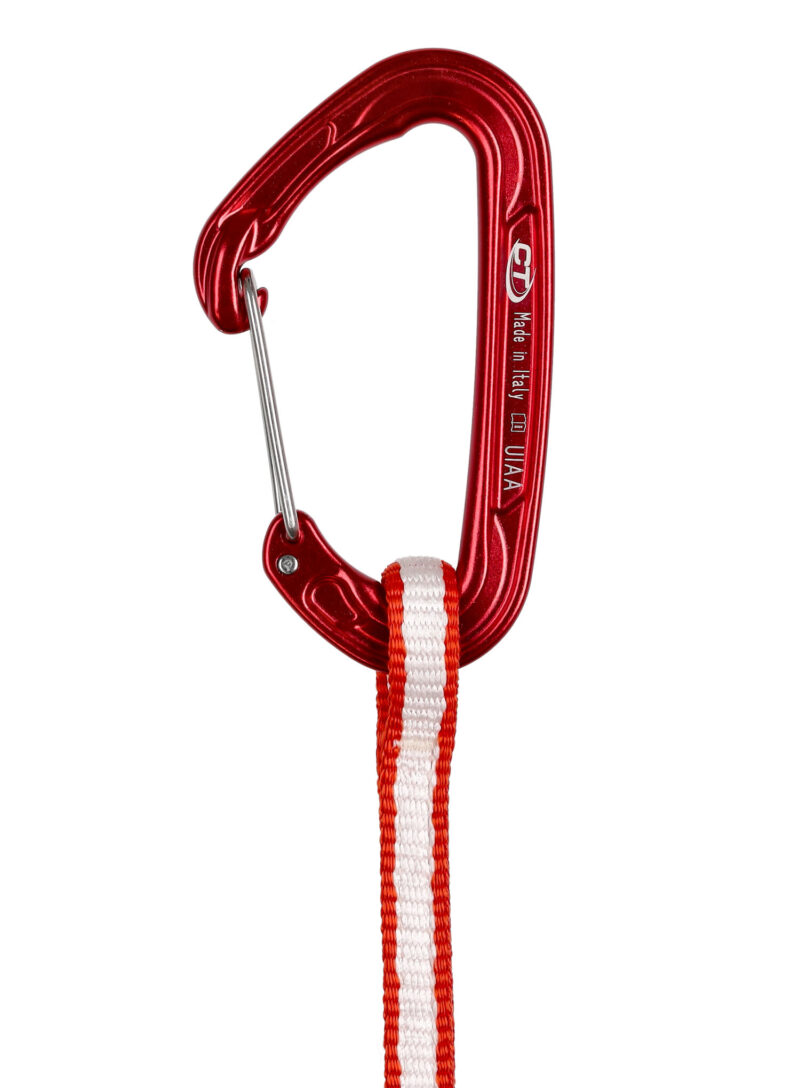 Buclă echipată escalada Climbing Technology Fly-Weight EVO LONG Set 35 cm - red/gold preţ