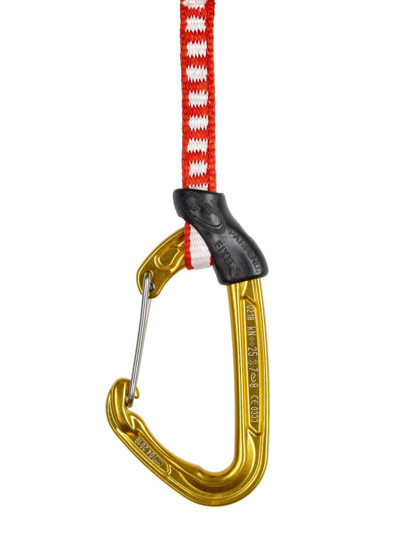 Cumpăra Buclă echipată escalada Climbing Technology Fly-Weight EVO LONG Set 35 cm - red/gold