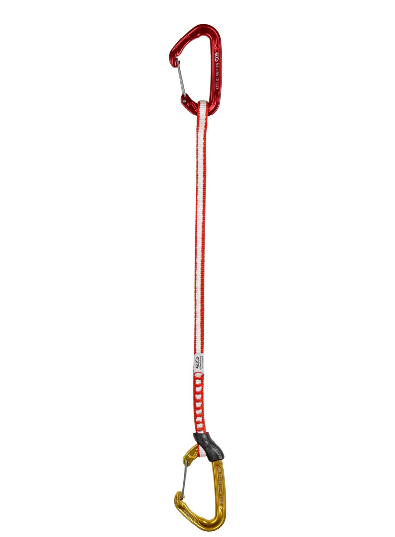 Buclă echipată escalada Climbing Technology Fly-Weight EVO LONG Set 35 cm - red/gold