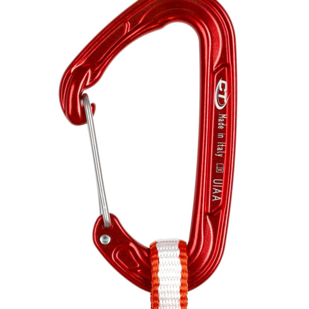 Buclă echipată escalada Climbing Technology Fly-Weight EVO LONG Set 55 cm - red/gold preţ