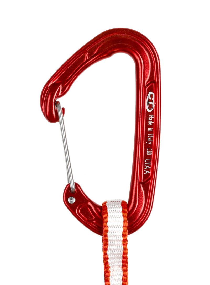 Buclă echipată escalada Climbing Technology Fly-Weight EVO LONG Set 55 cm - red/gold preţ