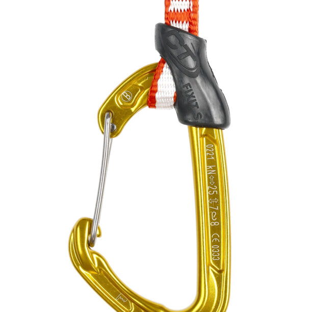 Cumpăra Buclă echipată escalada Climbing Technology Fly-Weight EVO LONG Set 55 cm - red/gold