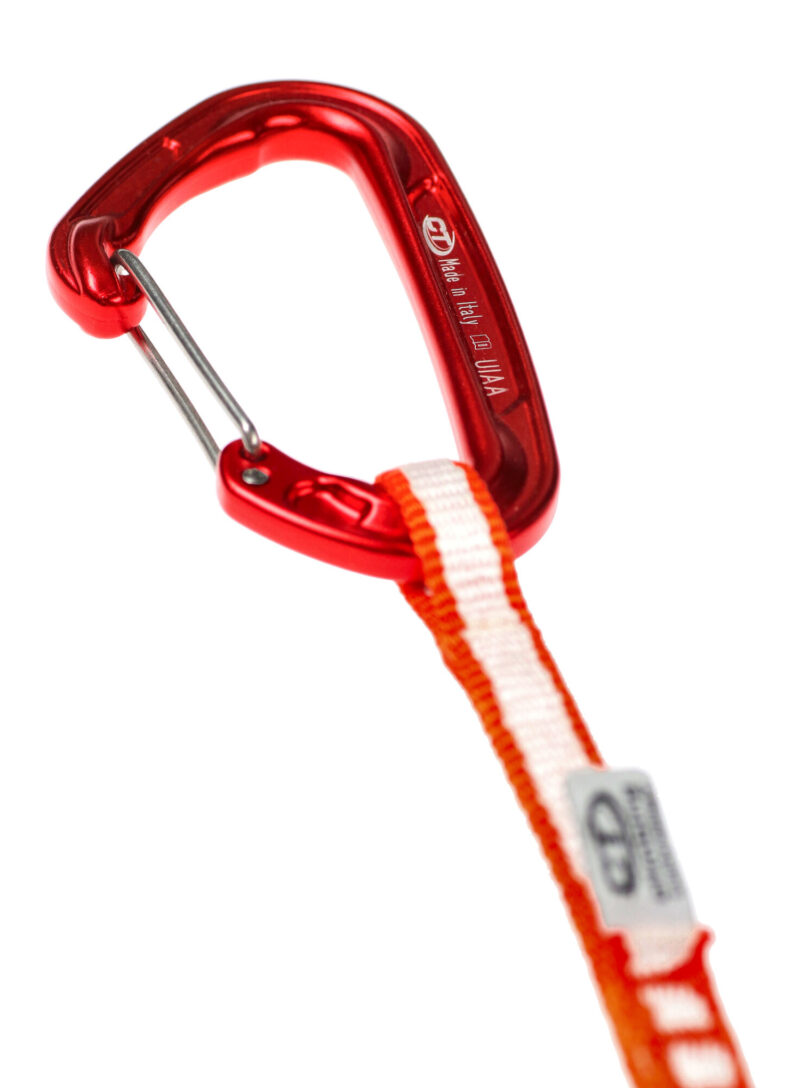 Cumpăra Buclă echipată escalada Climbing Technology Fly-Weight EVO Set DY 17 cm - red/gold