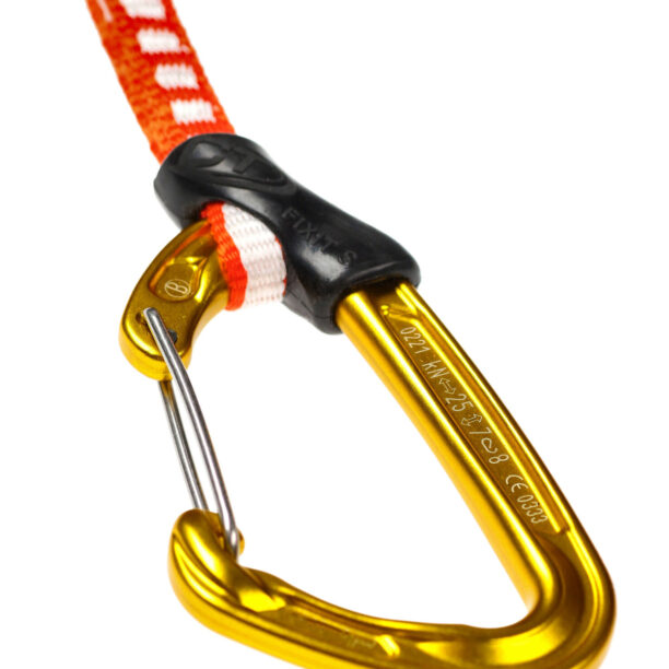 Preţ Buclă echipată escalada Climbing Technology Fly-Weight EVO Set DY 17 cm - red/gold