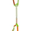 Buclă echipată escalada Climbing Technology Nimble Fixbar Set DY 22 cm - green/orange