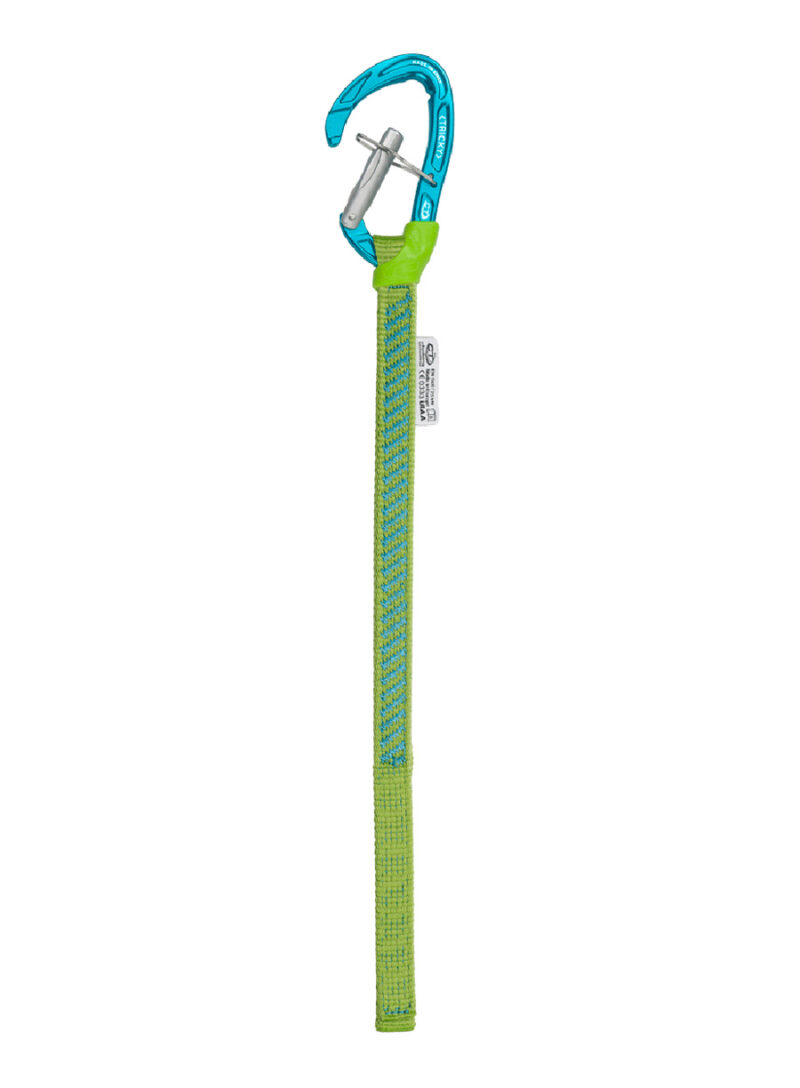 Buclă echipată escalada Climbing Technology Tricky - light blue/green preţ