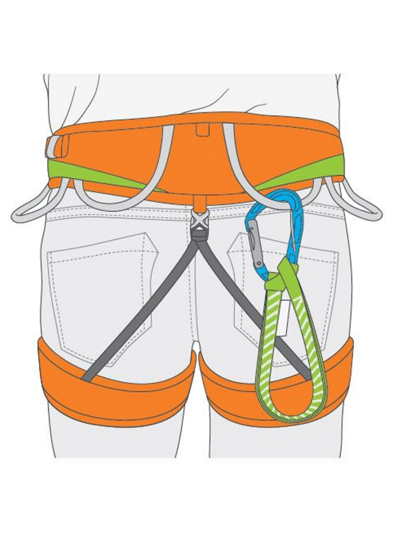 Original Buclă echipată escalada Climbing Technology Tricky - light blue/green