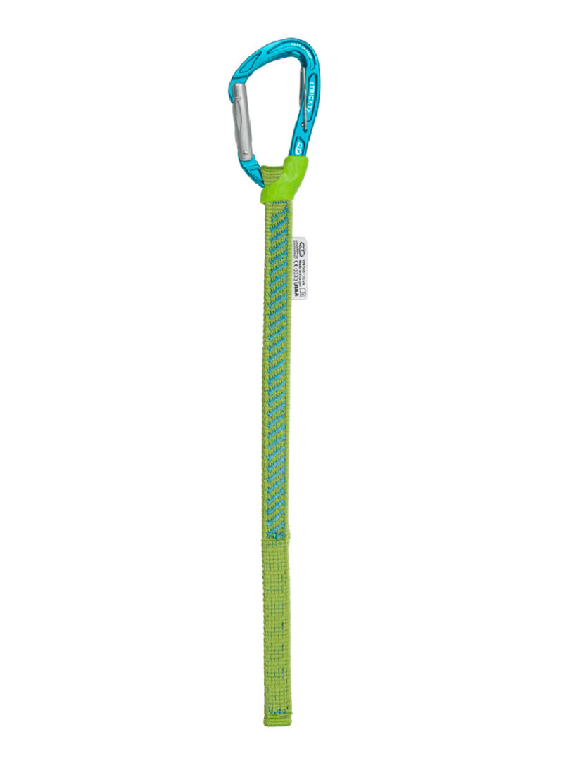 Buclă echipată escalada Climbing Technology Tricky - light blue/green