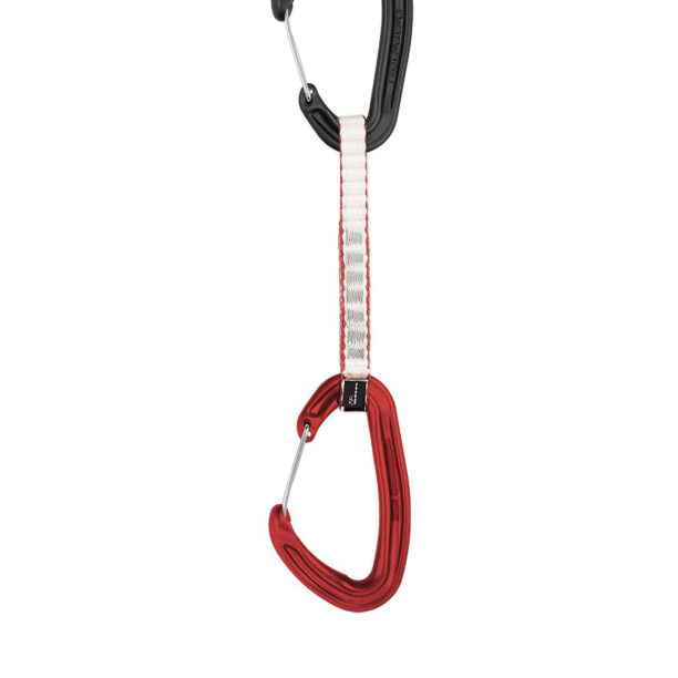 Buclă echipată escalada DMM Alpha Wire Quickdraw 12 cm - red