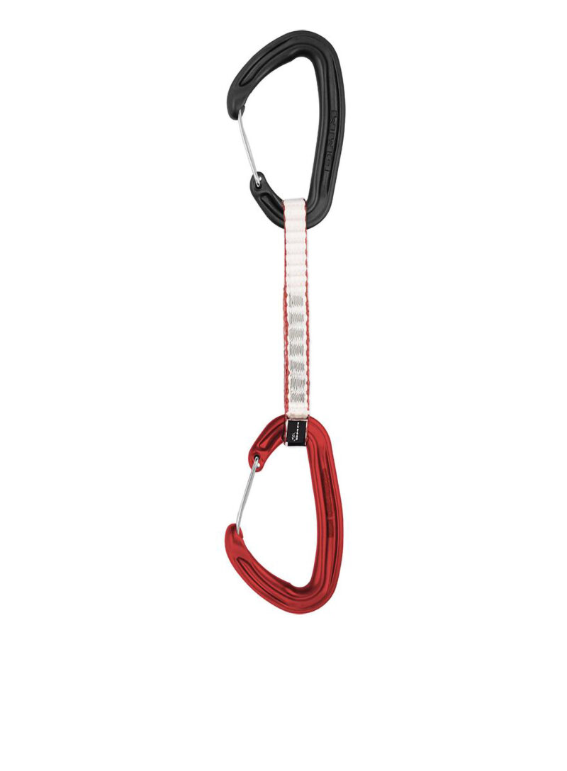 Buclă echipată escalada DMM Alpha Wire Quickdraw 12 cm - red