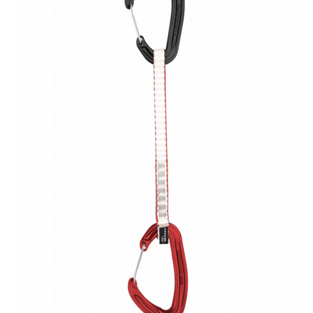 Buclă echipată escalada DMM Alpha Wire Quickdraw 18 cm - red