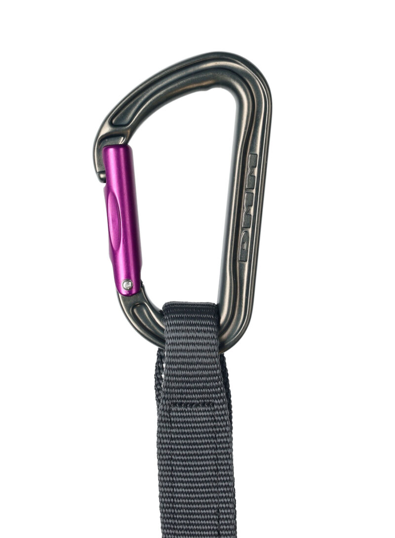 Cumpăra Buclă echipată escalada DMM Shadow Quickdraw - titanium/purple