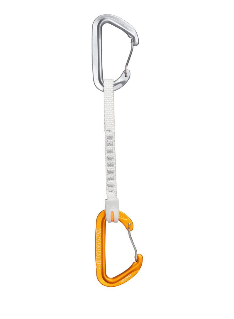 Buclă echipată escalada Mammut Sender Wire 17 cm Quickdraw  - light grey/gold