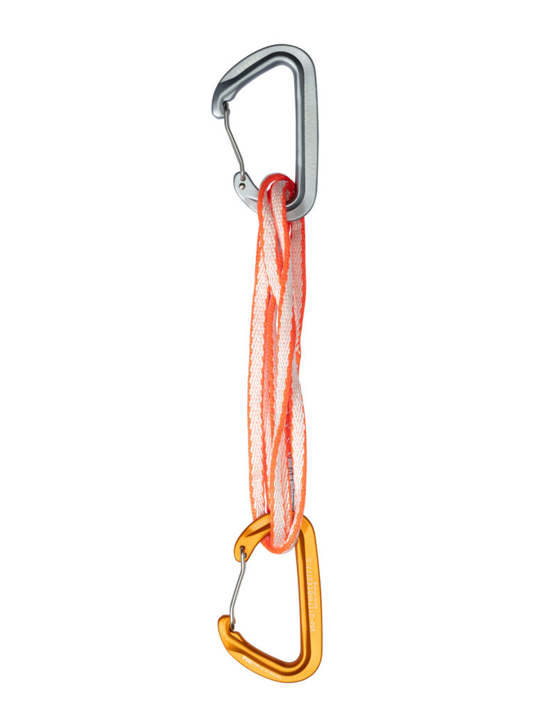 Buclă echipată escalada Mammut Sender Wire 60 cm Quickdraw  - light grey/gold