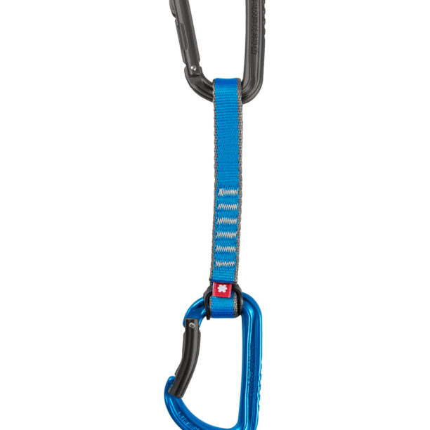 Buclă echipată escalada Ocun Falcon QD PA 16 15 cm - anthracite/blue