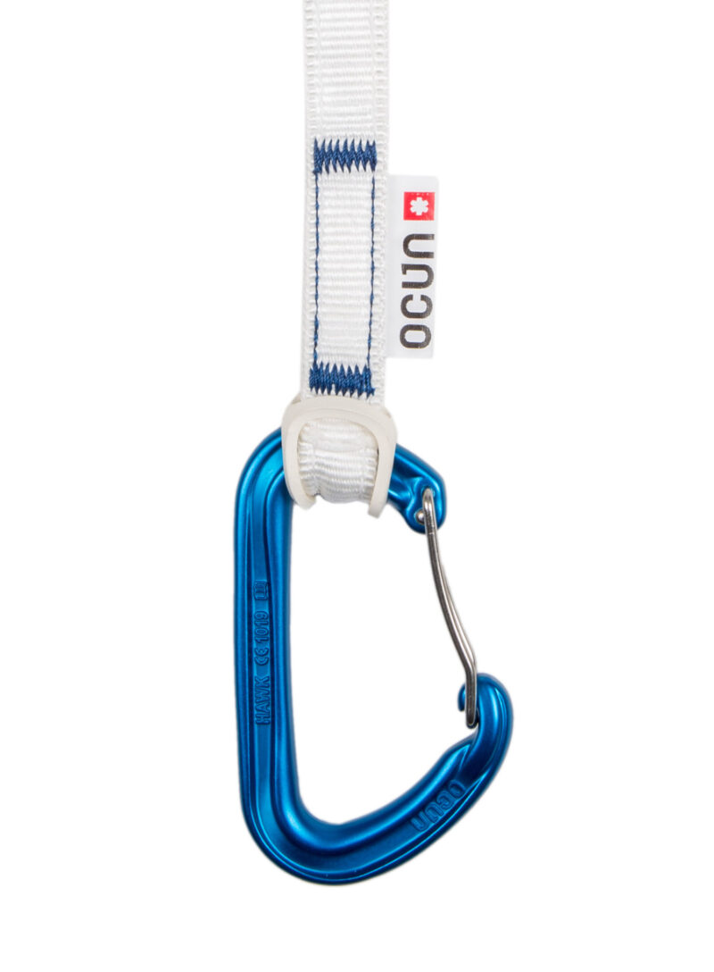 Cumpăra Buclă echipată escalada Ocun Hawk QD Combi Bio-Dyn-Ring 15 mm 15 cm - blue