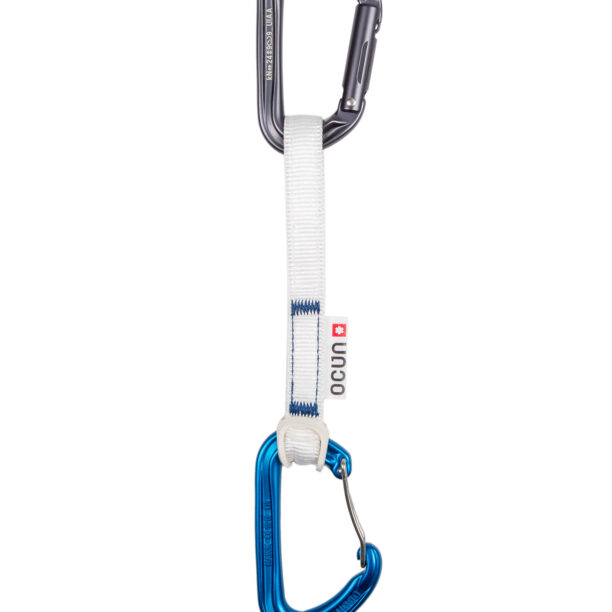 Buclă echipată escalada Ocun Hawk QD Combi Bio-Dyn-Ring 15 mm 15 cm - blue