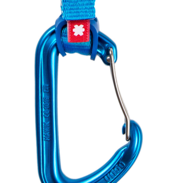 Cumpăra Buclă echipată escalada Ocun Hawk QD Wire Eco-Pes 16 mm 15 cm - blue