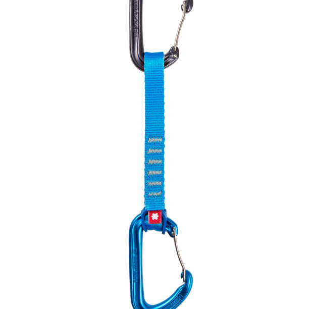 Buclă echipată escalada Ocun Hawk QD Wire Eco-Pes 16 mm 15 cm - blue