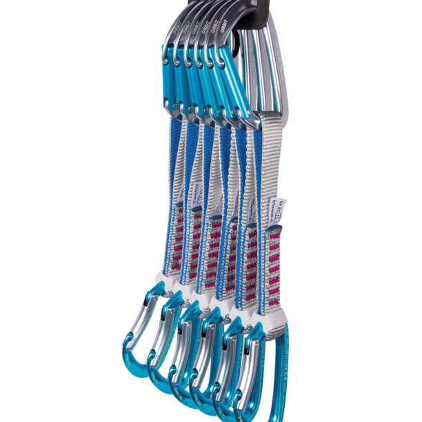 Bucle echipate Camp Orbit Express KS 18 cm 6-Pack - grey/blue/fuchsia