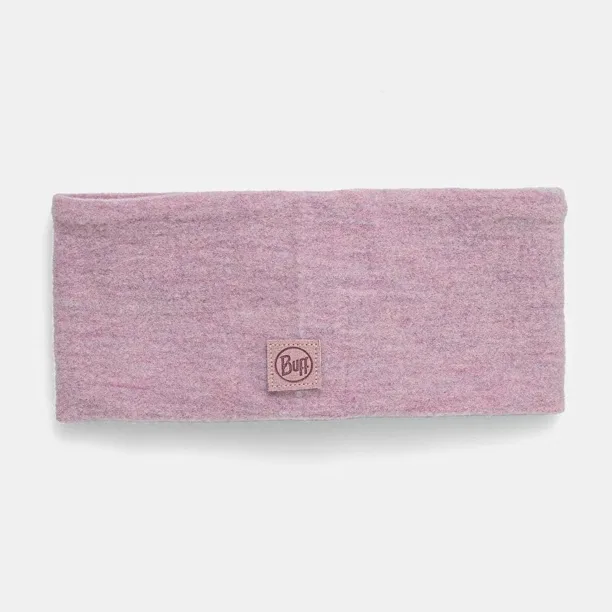 Buff bentita de lana MERINO FLEECE culoarea roz