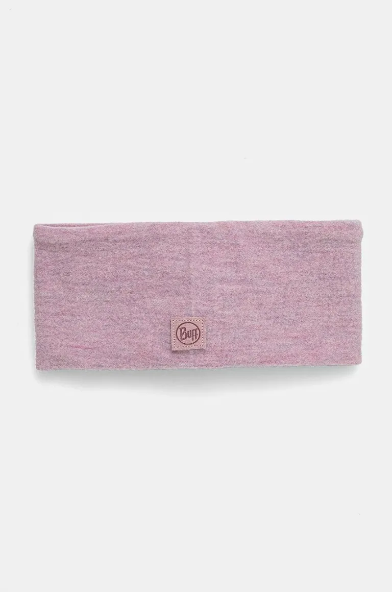 Buff bentita de lana MERINO FLEECE culoarea roz