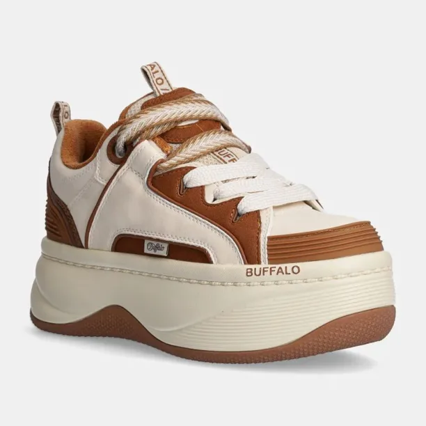 Buffalo sneakers Orcus culoarea bej