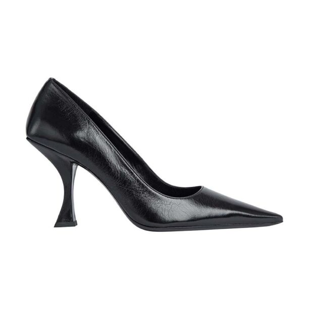 By Far stilettos de piele Viva culoarea negru