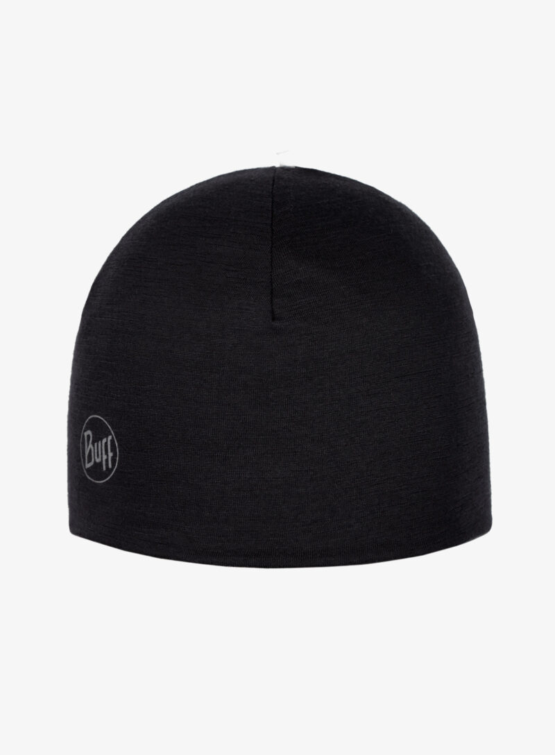 Caciula Buff Lightweight Merino Wool Reversible Hat - beanie black