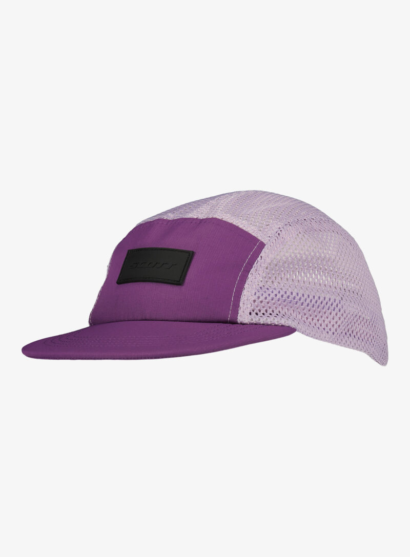 Caciula alergare SCOTT 5-Panel Cap Endurance - vivid purple/misty purple