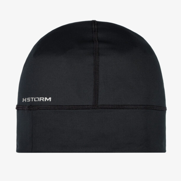 Caciula alergare Under Armour Storm Launch Beanie - black/black preţ