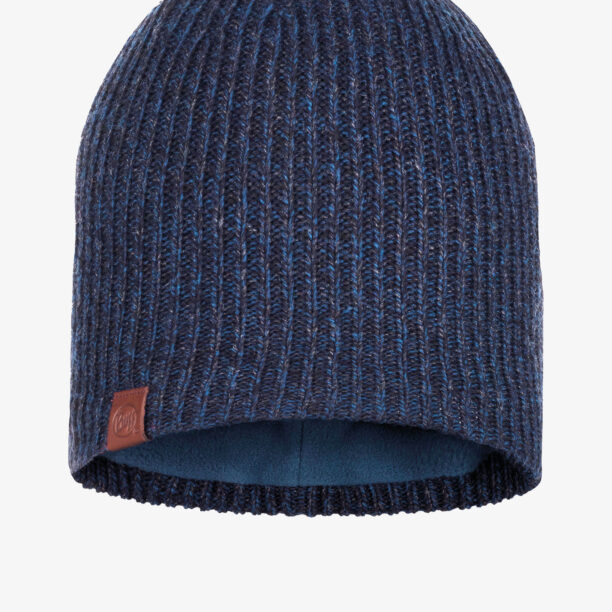 Căciulă de iarna Buff Knitted & Fleece Beanie Lyne - night blue