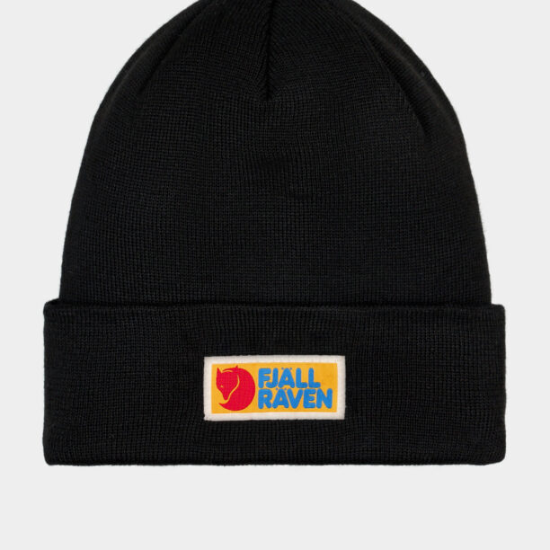 Căciulă de iarna Fjallraven Vardag Classic Beanie - black