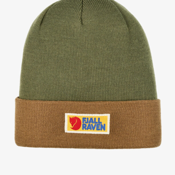 Căciulă de iarna Fjallraven Vardag Classic Beanie - buckwheat brown/laurel green