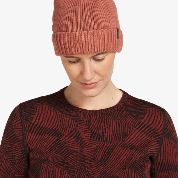 Căciulă de iarna Icebreaker Vela Cuff Beanie - cedar wood preţ