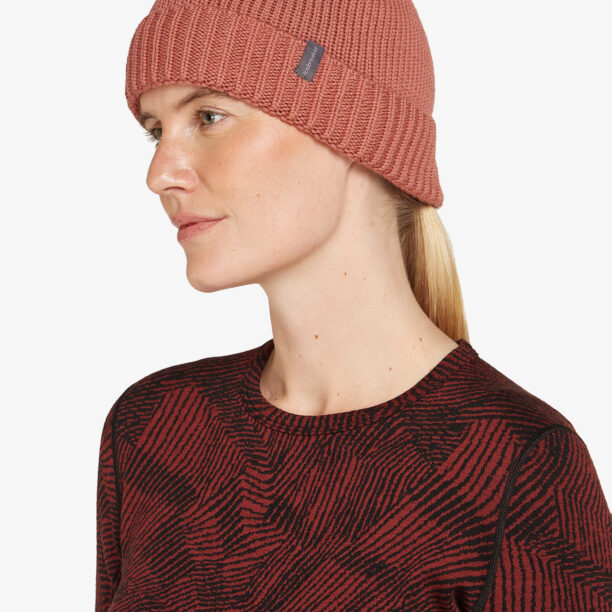 Cumpăra Căciulă de iarna Icebreaker Vela Cuff Beanie - cedar wood